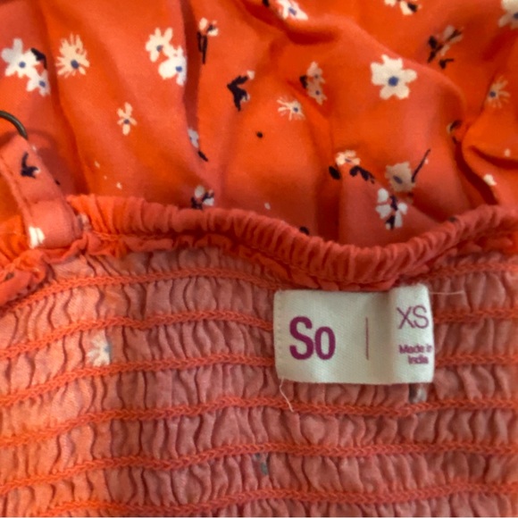 SO spaghetti strap dress extra small - Picture 3 of 3